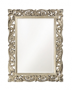 Chateau Mirror with Antique French Pewter Finish
