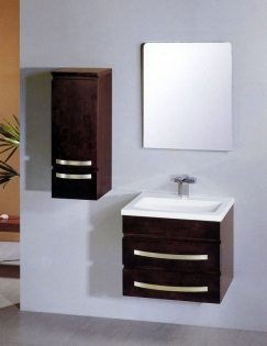 Wall Mount Bathroom Vanity on 23 75 Inch Wall Mounted Modern Bathroom Vanity With Ceramic Sink