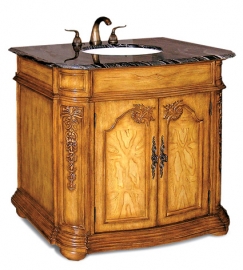 Bathroom Vanities Tops on 36 Inch Single Sink Bathroom Vanity With Solid Marble Top Uvlf01236