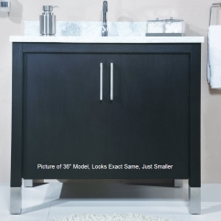 Bathroom Vanities on Contemporary Vanities 30 Inch Single Sink Modern Bathroom Vanity