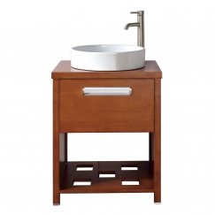  Bathroom Vanity on Vanities With Vessel Sinks   24 Inch Single Sink Bathroom Vanity