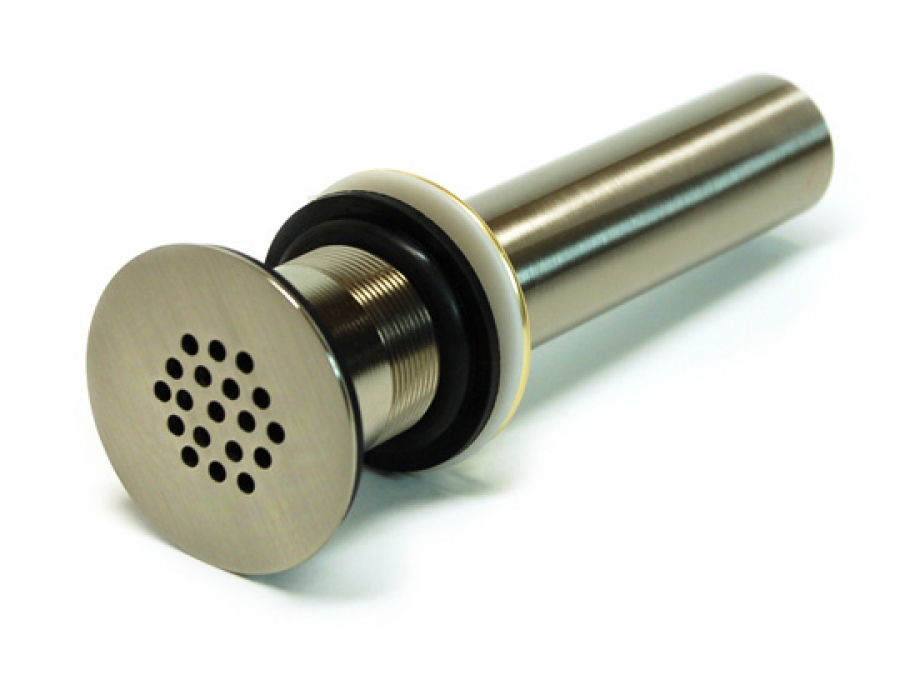 Clearance Vessel Sink Grid Drain Brushed Nickel CLRUVEBD003BN