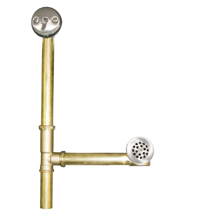Brushed Nickel Trip Lever Bath Waste & Overflow UVNTDR300BN