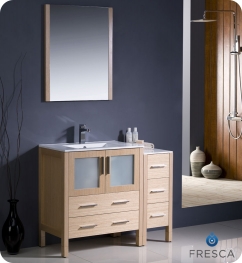 Bathroom Vanity on 42 Inch Single Sink Bathroom Vanity In Light Oak Uvfvn623012louns42