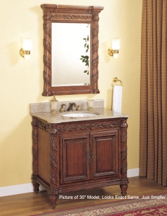 Bathroom Vanities on Home   Bathroom Vanities   24 Inch Single Sink Bathroom Vanity With