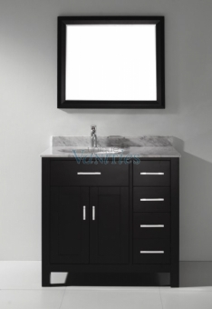 Floating Bathroom Vanity on Vanities 36 40 Inches 36 Inch Single Sink Bathroom Vanity In