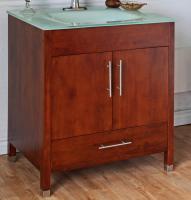 31 To 35 Inch Vanity Cabinets For The Bathroom On With Free 33 Inch Single Sink Bathroom Vanity With A Medium Walnut Finish