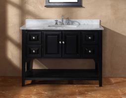 Bathroom Vanity on 48 Inch Single Sink Bathroom Vanity With Four Drawers