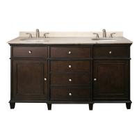 Narrow Depth Bathroom Vanity on 60 Inch Double Sink Bathroom Vanity With Choice Of Top