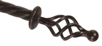 Wrought Iron Curtain Rod Home The Honoroak