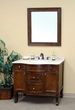 Single Bathroom Vanities on 38 Inch Single Sink Bathroom Vanity In Medium Walnut Uvbh20304538