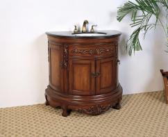 Bathroom Vanity on 36 Inch Single Sink Bathroom Vanity With Walnut Finish Uvlf3336