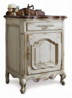 Add style and functionality to your bathroom with a bathroom vanity. distressed bathroom vanities a unique