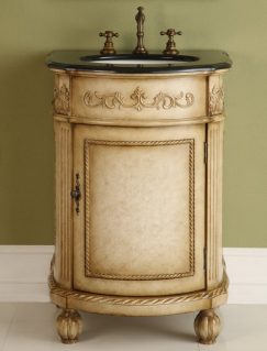 Antique White Bath Vanities And The Cottage Style Bathroom