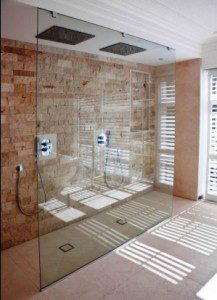 open shower open shower