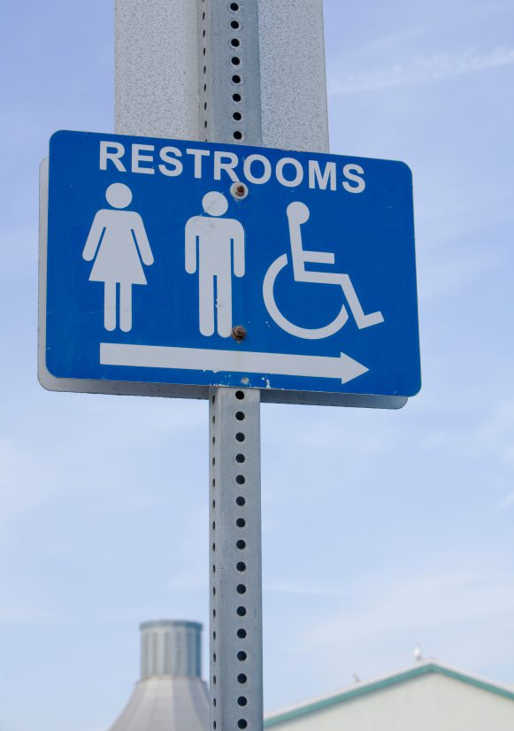 Your Guide To Ada Bathroom Requirements Creating Handicap Restroom Direction Sign