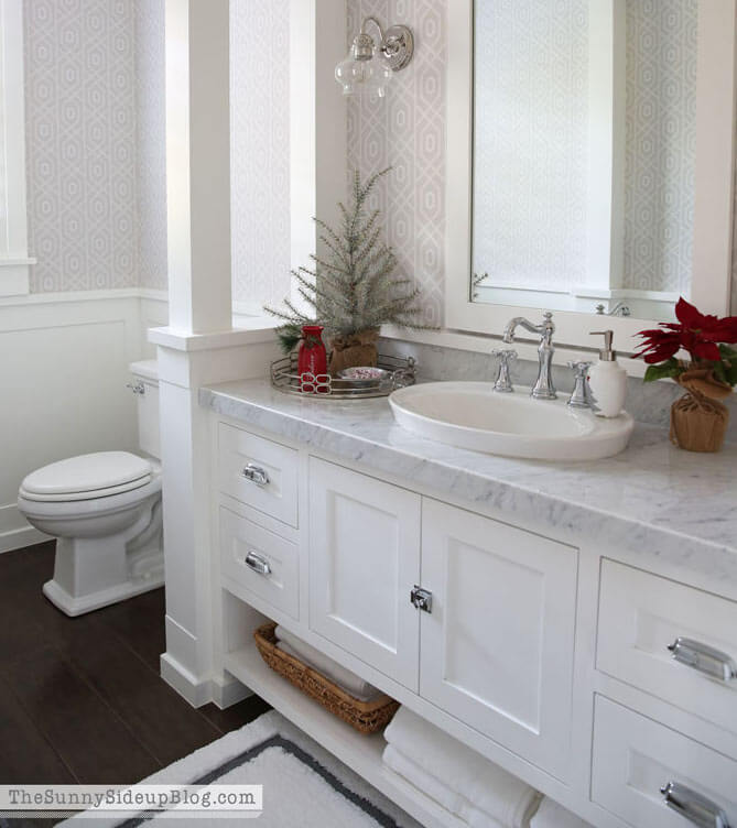 Decorating the Bathroom for Christmas Unique Vanities