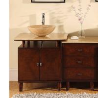 Unique Vessel Sink Bathroom Vanities On With Free Shipping 46 5 Inch Modern Travertine Vessel Sink Bathroom Vanity