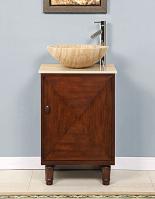 Narrow Depth Bathroom Vanities And Cabinets With Free Shipping 20 Inch Vessel Sink Bathroom Vanity With A Travertine Top