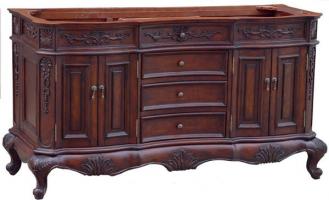 Bathroom Vanities 61 To 72 Inches Wide With Free Shipping 72 Inch Double Sink Bathroom Vanity With Antique Dark Brown Finish And Counter Top