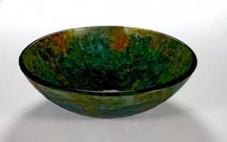 Gl Vessel Sinks With Fast Free Shipping Green Round Vessel Sink